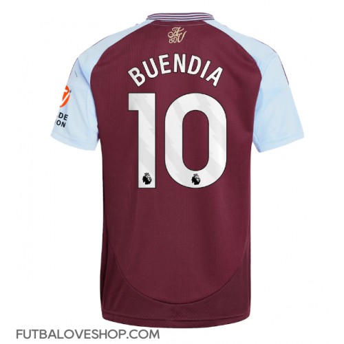 Dres Aston Villa Emiliano Buendia #10 Domáci 2024-25 Krátky Rukáv